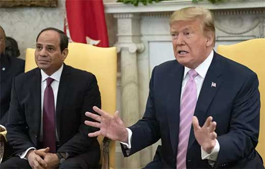 Trump y Al Sisi