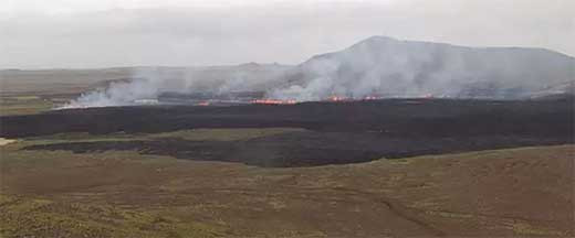 El volcau0301n de Islandia