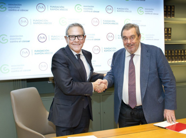 Asociación Contra el Cáncer y la Fundación Ramón Areces firman un acuerdo para impulsar la investigación en cáncer