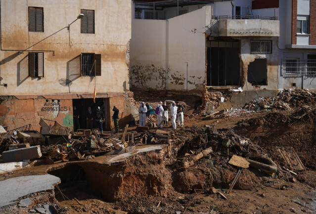 Archivo - El barranco del Poyo, a 17 de noviembre de 2024, en Paiporta, Valencia, Comunidad Valenciana (España). El Cecopi ha emitido una nueva orden de restricción a la movilidad de vehículos, que tendrá vigencia hasta el próximo 22 de noviembre, en cuat
