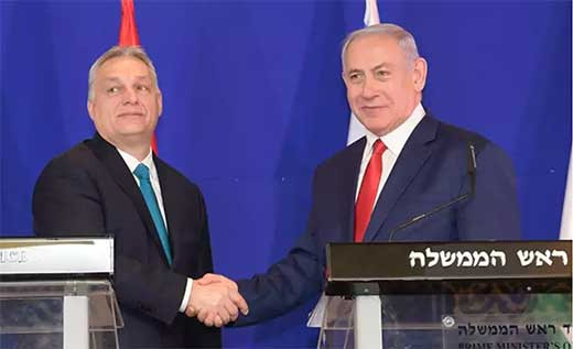 Orbau0301n y Netanyahu dialogan
