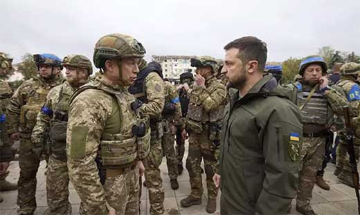 El jefe del Ejeu0301rcito de Ucrania