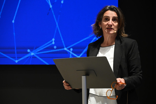 La vicepresidenta de la Comisión Europea para Transición Limpia, Justa y Competitiva y comisaria de Competencia, Teresa Ribera.