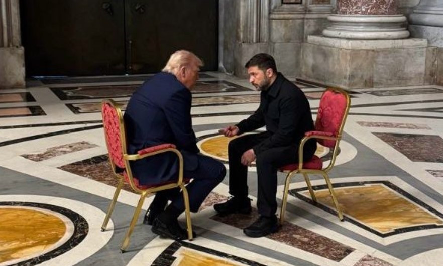 EuropaPress 6677759 presidente estados unidos donald trump presidente ucrania volodimir
