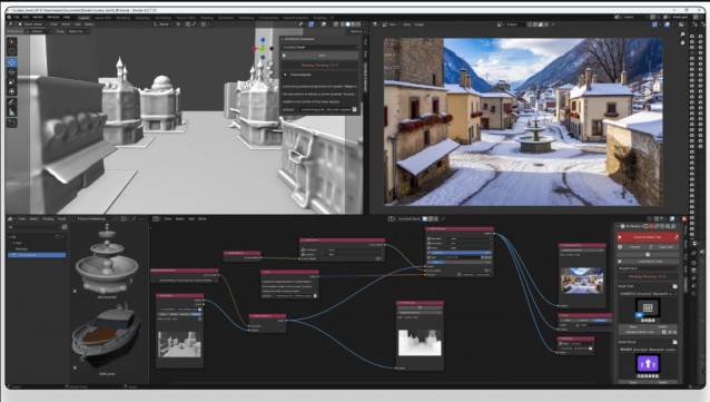 Interfaz de 3D Guided Generative AI Blueprint