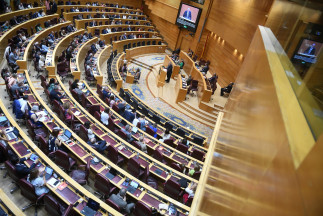 Archivo - Vista de una sesión plenaria, en el Senado, a 31 de julio de 2024, en Madrid (España). El Pleno del Senado ha aprobado hoy de manera definitiva la reforma judicial pactada por PP y PSOE, e