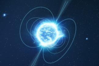 Impresión artística de un magnetar