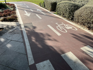 Archivo - Carril bici.