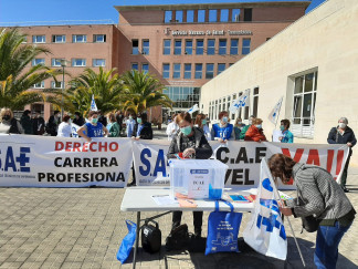 Archivo - Concentración y recogida de quejas de SAE