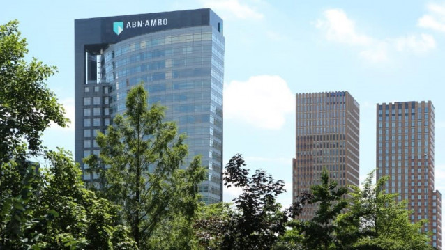 Archivo - Oficinas de ABN Amro.