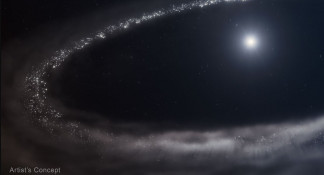 Por primera vez, investigadores confirmaron la presencia de hielo de agua cristalino en un disco de escombros polvorientos que orbita una estrella similar al Sol, utilizando el telescopio espacial Jam