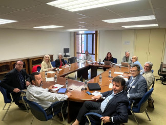 Imagen de la reunión de este lunes.