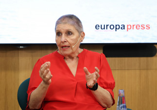 Archivo - La presidenta de GEPAC, Begoña Barragán García, interviene durante un encuentro Informativo de Europa Press con la agencia de comunicación y especializada en salud y consumo Berbés, en 