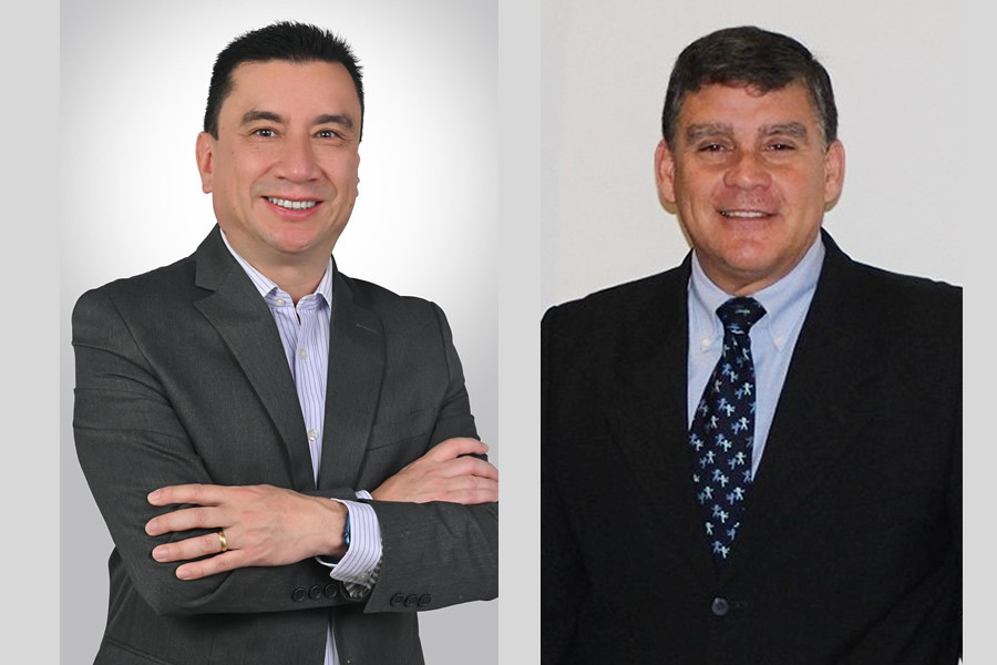 Jhon Richard Martin de Nexxt Infraestructura y Eduardo Pinillos de Forza