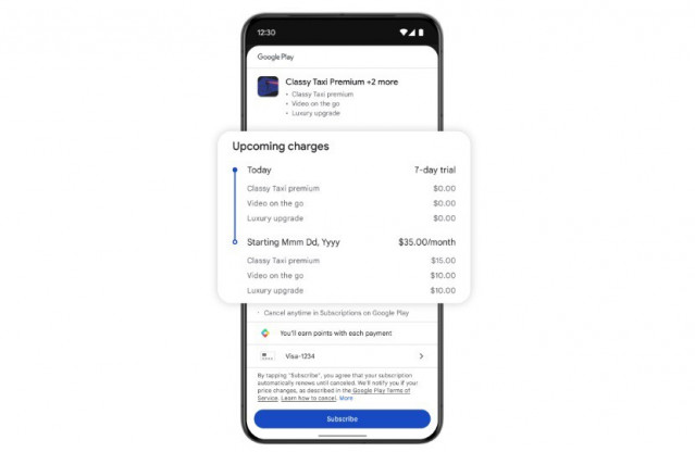 Suscripciones en Play Store