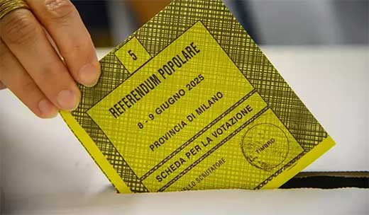 Italia vota en refereu0301ndum cambiar la legislaciou0301n