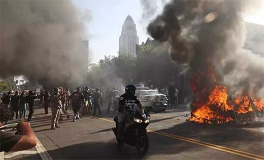 Alrededor de 60 detenidos en las protestas 