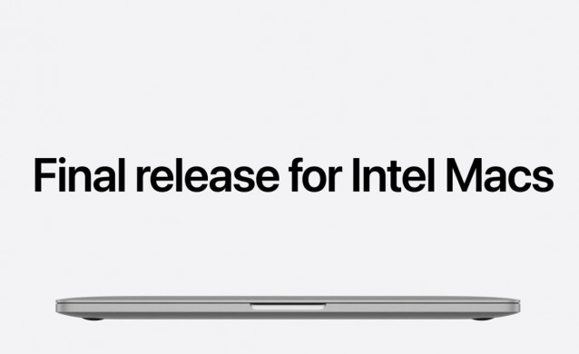 MacOS Tahoe 26, la última versión compatible con Macs impulsados por chips Intel.