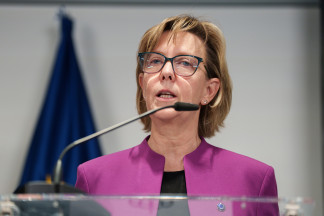 Archivo - La comisaria europea de Servicios Financieros y Unión del Ahorro y la Inversión, María Luís Albuquerque.