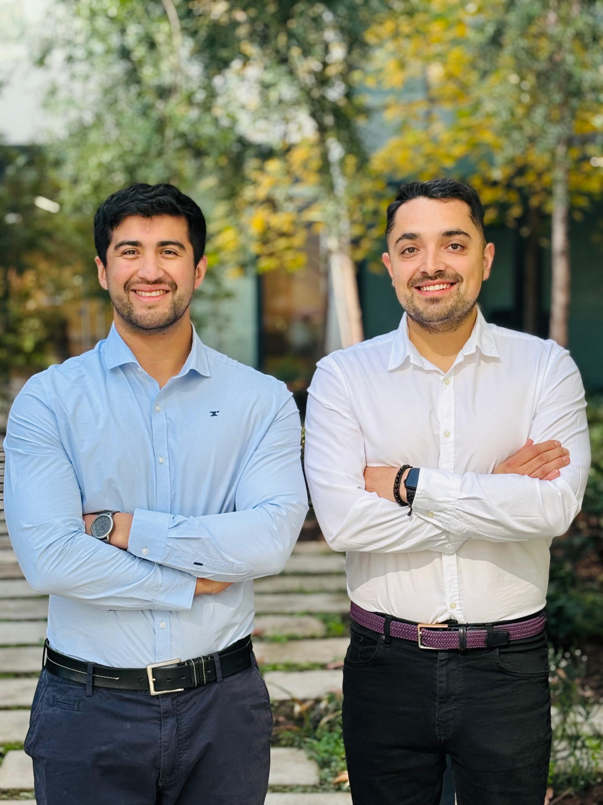 Vicente Espinosa y Ariel Puga