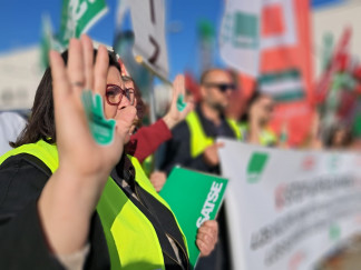 Archivo - Protesta de Satse.