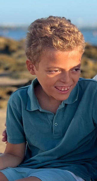 Manuel, niño con de síndrome de Dravet.