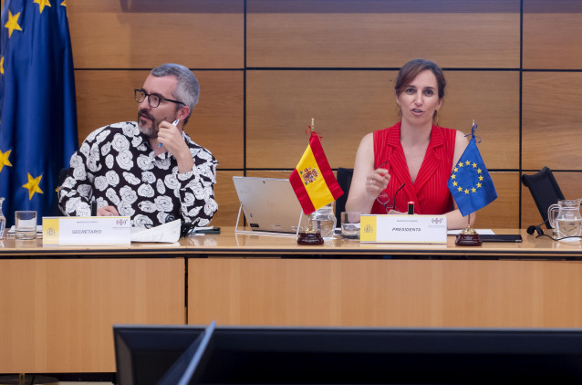 La ministra de Sanidad, Mónica García, preside la reunión del Consejo Interterritorial del Sistema Nacional de Salud (CISNS), en la sede del Ministerio, a 18 de junio de 2025, en Madrid (España). En el pleno del CISNS participan los consejeros de Sanidad