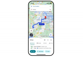Función para reducir emisiones en el trayecto de Google Maps