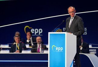 EuropaPress 6686638 presidente cdu aleman friedrich merz congreso partido popular europeo ppe