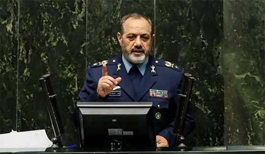 El ministro de Defensa iraniu0301 