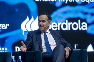 El director general de Farmaindustria, Juan Yermo, interviene durante la segunda jornada de  la 3ª edición de ‘Global Trends’, en el Auditorio El Beatriz, a 13 de junio de 2025, en Madrid (Espa