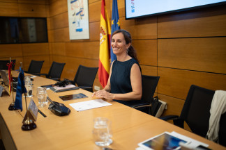 La ministra de Sanidad, Mónica García, preside el Pleno ordinario del Consejo Interterritorial del Sistema Nacional de Salud (CISNS), en la sede del Ministerio, a 4 de julio de 2025, en Madrid (Espa