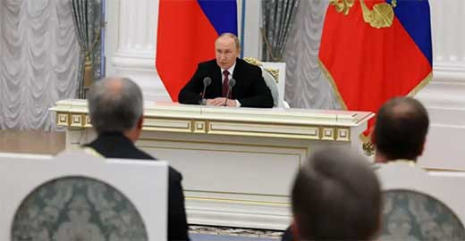 Putin propone quedarse con el este de Ucrania 