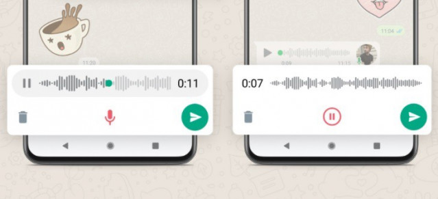 Archivo - Mensajes de voz de WhatsApp