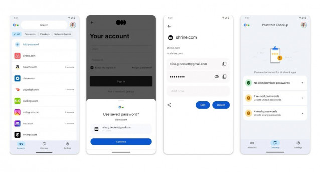 Nuevo atajo al gestor de contraseñas de Google