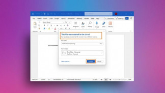 Autoguardado de documentos en la nube en Microsoft Word.