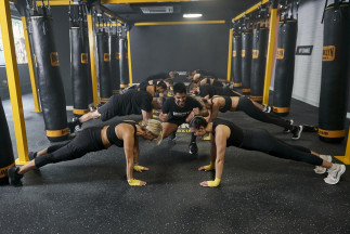 Archivo - Entrenamiento de fitboxing.