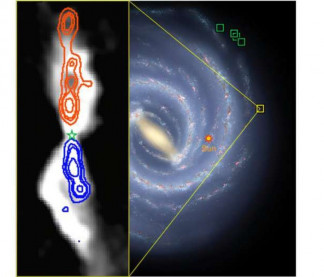 Se descubren flujos y chorros protoestelares en la galaxia exterior