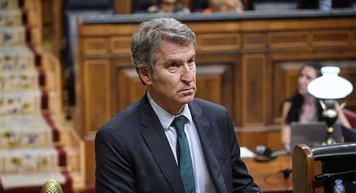 EuropaPress 6869274 presidente pp alberto nunez feijoo sesion plenaria extraordinaria congreso