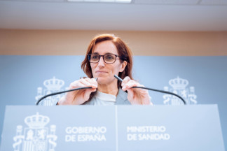 Archivo - La ministra de Sanidad, Mónica García, presenta el balance de actividad de donación y trasplantes de 2024, en el Ministerio de Sanidad, a 16 de enero de 2025, en Madrid (España). España