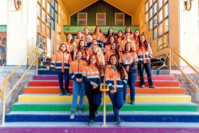 Mujeres en posiciones de liderazgo   BHP