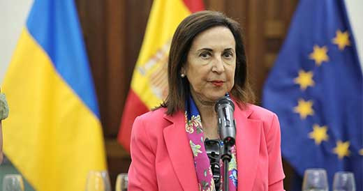 EuropaPress 6935284 ministra defensa margarita robles interviene visita personal mision