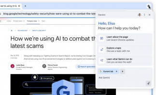 Gemini en Chrome.