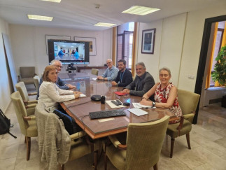 Primera reunión de la comisión de seguimiento del convenio entre Gobierno central y Gobierno de Aragón sobre las consultas de viajeros internacionales.