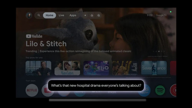 Gemini en Google TV.