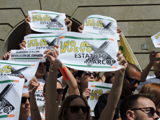 Archivo - Imagen de la protesta convocada por los médicos en Santa Cruz de Tenerife en rechazo del Estatuto Marco de Sanidad, a 13 de junio de 2025