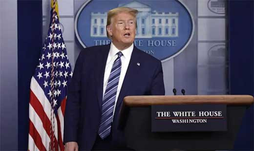Trump adelanta