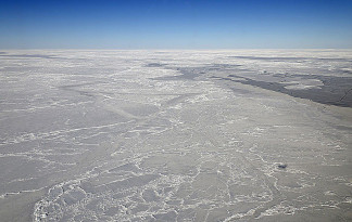 Archivo -     La plataforma de hielo de Filchner-Ronne, en el Mar de Weddell (Antártida)