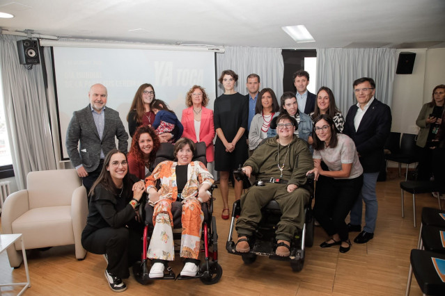 Acto de la Confederación ASPACE con motivo del Día Mundial de la Parálisis Cerebral.