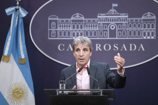 Archivo - El ministro de Economía argentino, Luis Caputo.